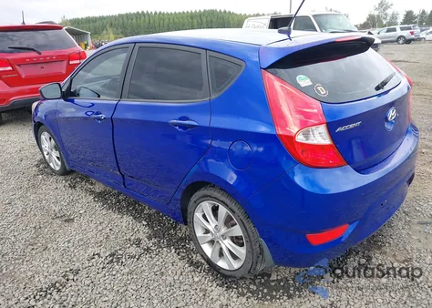 2012 Hyundai Accent Se from USA, damaged, VIN KMHCU5AE0CU020055